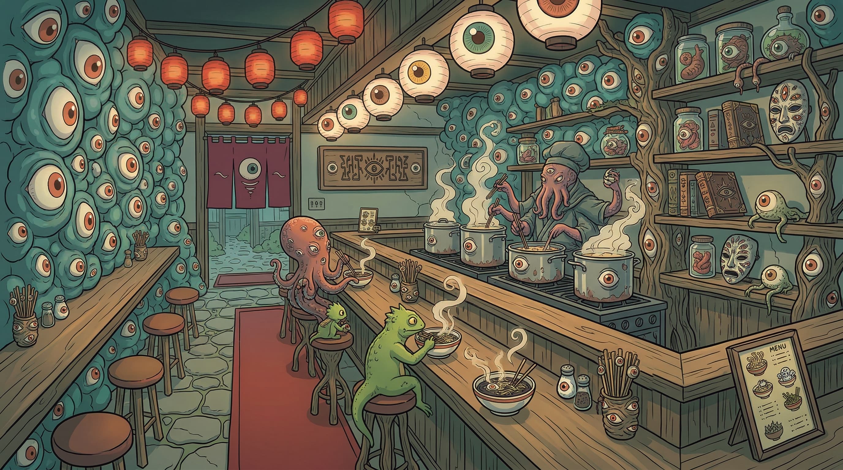Ramen Shop Interior
